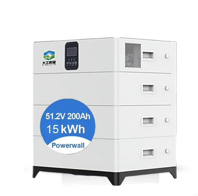 Hybrid Inverter Stacked Home Solar Ess 5kwh 10kwh 20kwh Lithium Ion Battery All-in-One Energy Storage System Can Communication