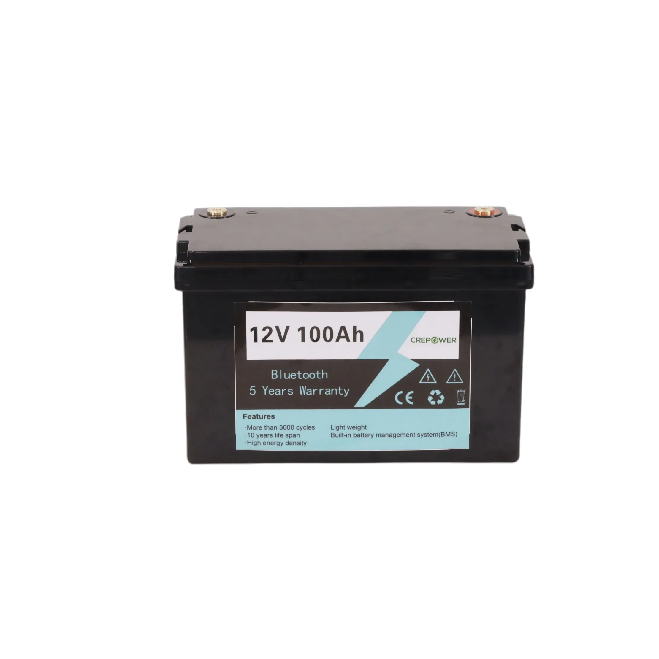 Long Cycle Life 12V 75ah 150ah 50ah Deep Cycle Solar Storage Lithium Battery