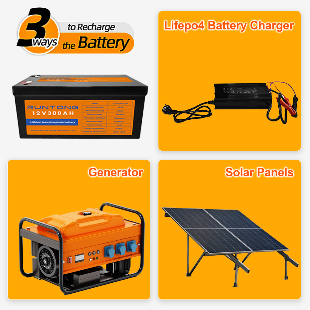 Lithium Ion Lfp Batteries Pack Energy Storage Inverter 300Ah 100Ah 200Ah 12V Lifepo4 Rechargeable Ion Solar Lithium Battery