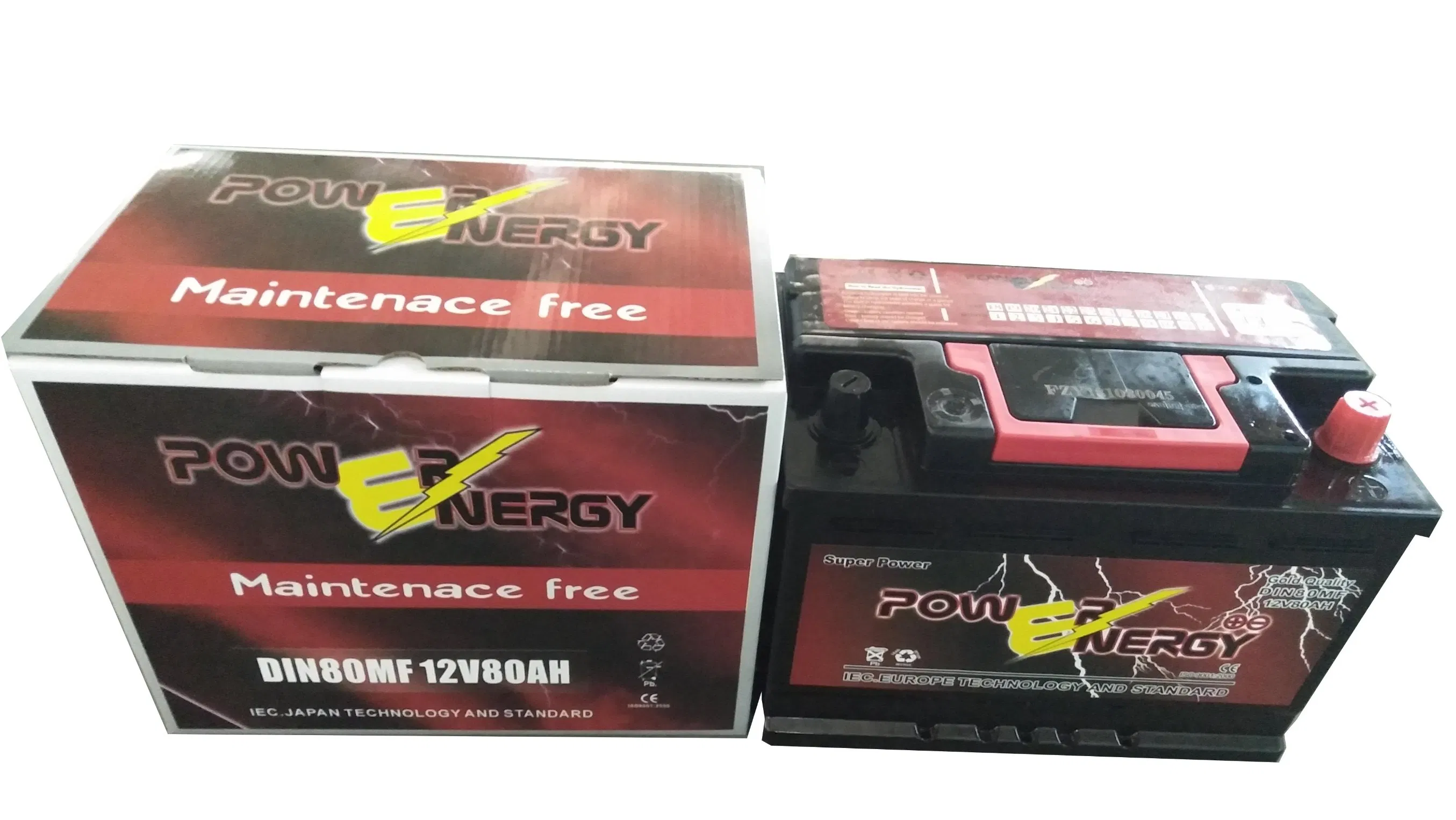 58014mf 12V80ah Maintenance Free Battery Lead Acid Battery Auto Battery Storage Battery Truck Battery VRLA Battery Solar Battery Car Battery