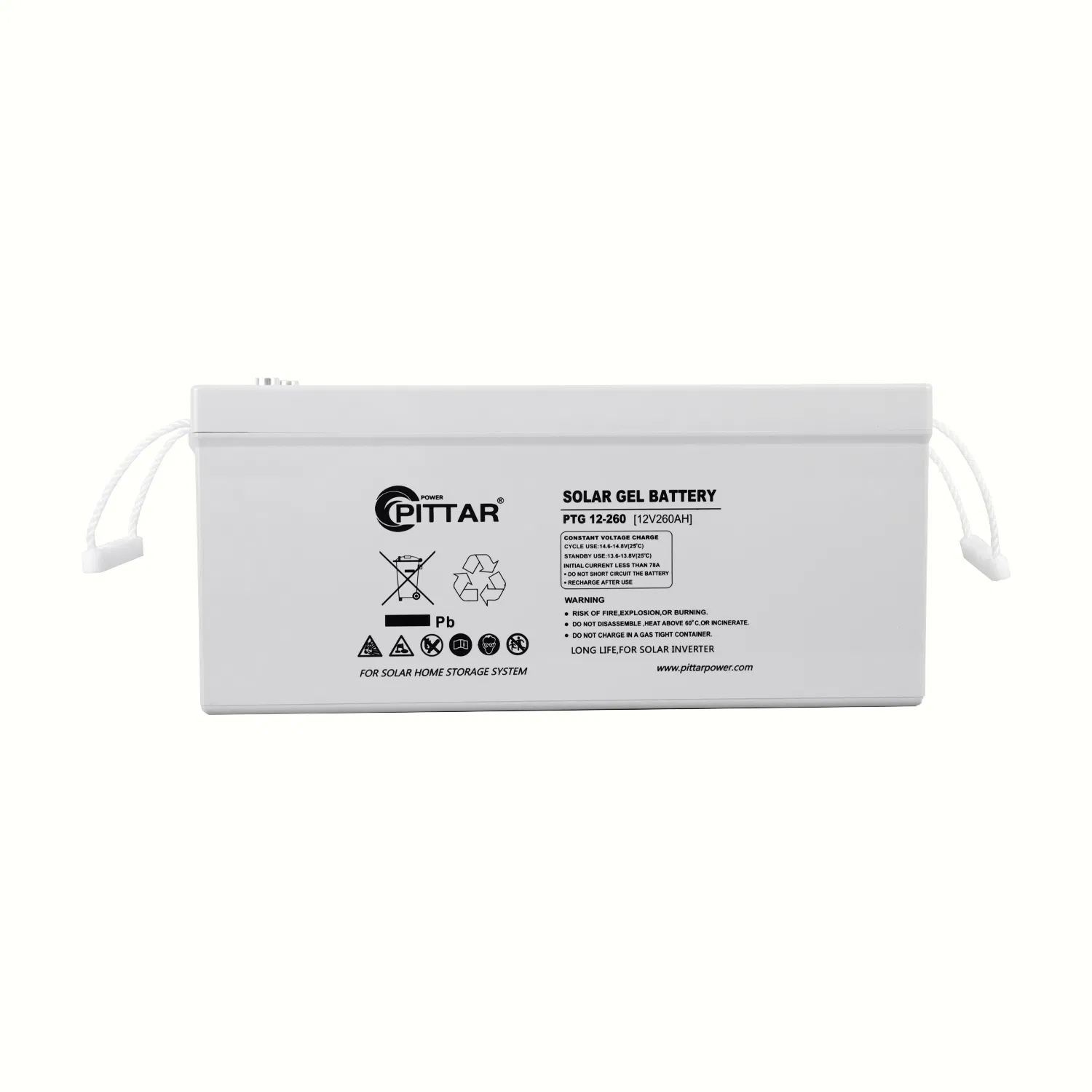 Ritar 12V 260ah Long Life Deep Cycle Solar AGM Battery for Solar Inverter
