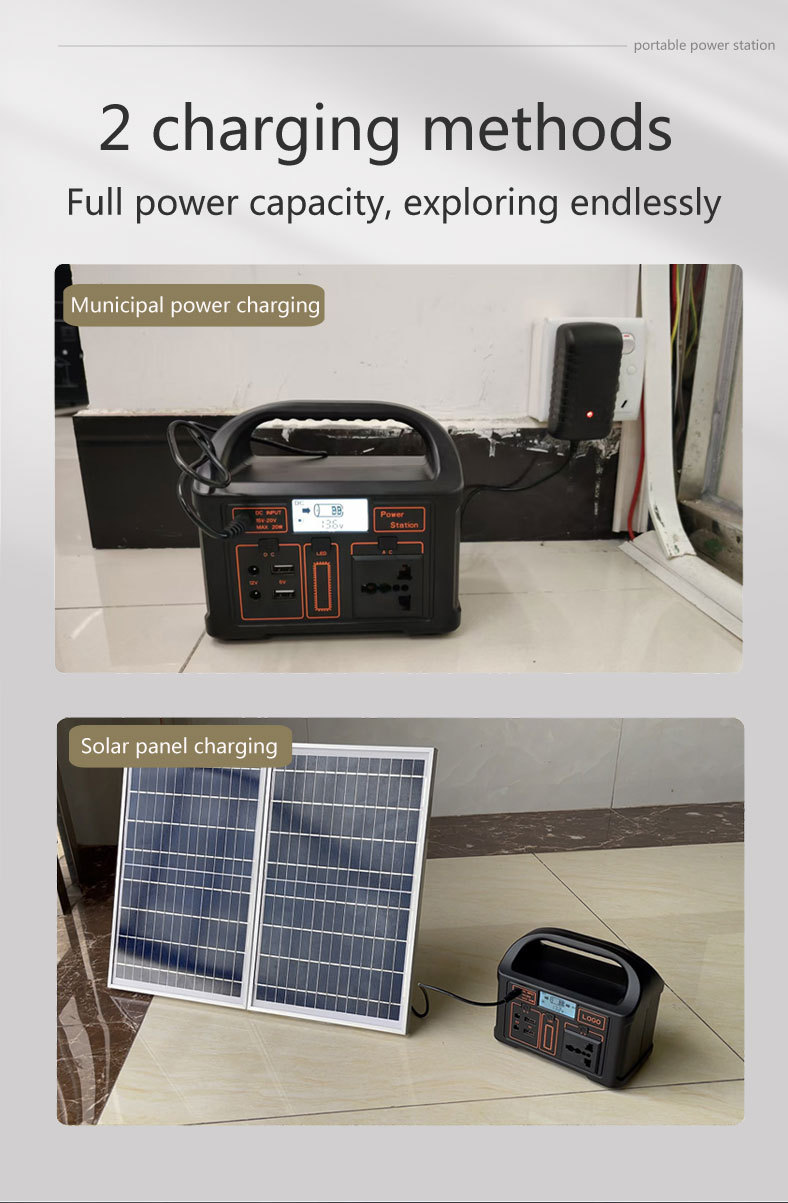 Factory Price 100w 150W Built-in BMS Lifepo4 Solar Power Station For Phones Computers RV Camping Solar Energy Charging CE FCC