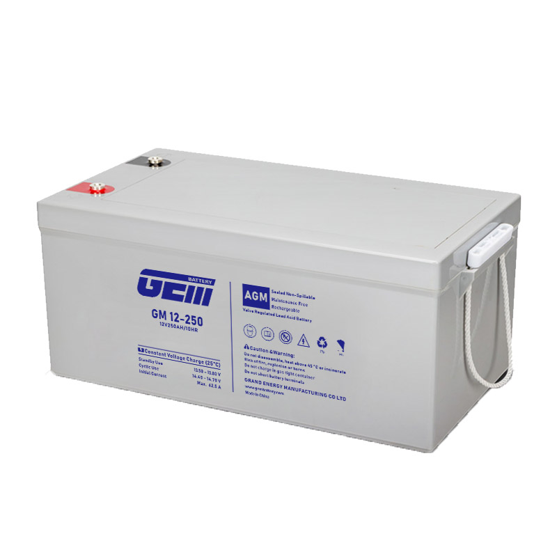 12V 250AH Deep Cycle Solar Battery, CE, Off-Grid Use, 17h Power