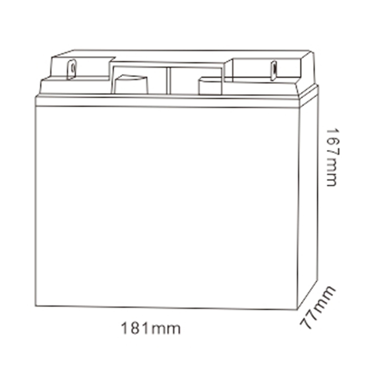 Mhb 12V 16ah VRLA Deep Cycle Lead Acid AGM Battery for UPS/Solar