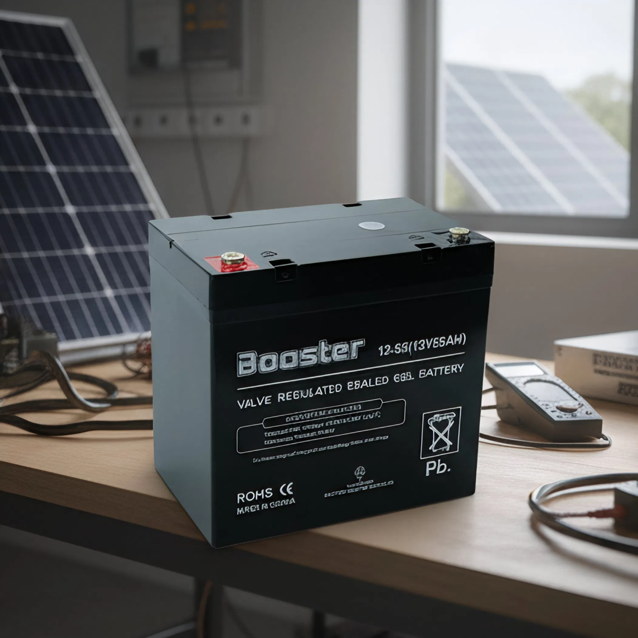 High-Capacity 12V AGM Gel Solar Battery for off-Grid Living
