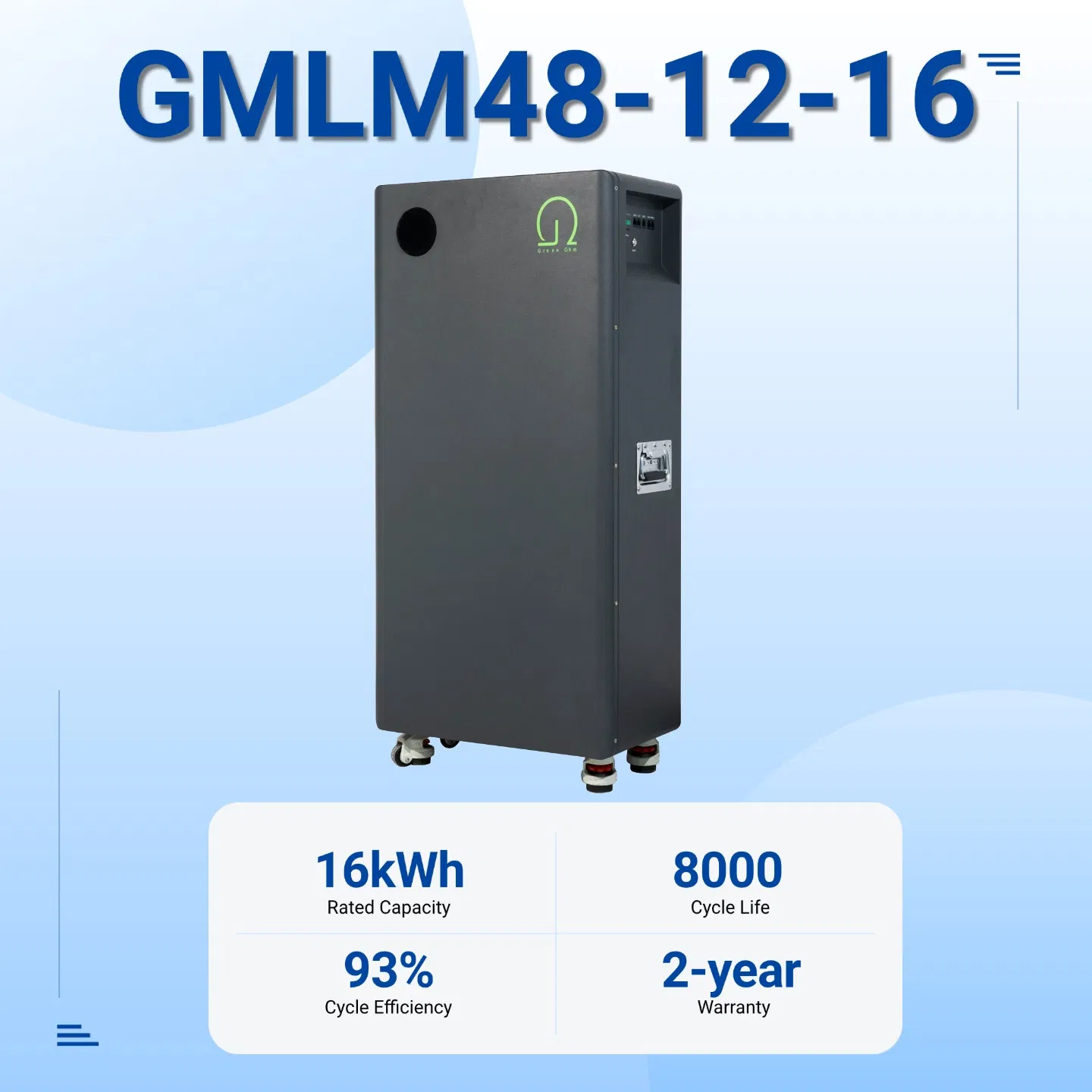 High Safety LiFePO4 Battery for Solar Energy Storage System Home and Commercial Solar Power Backup Battery Solution for Reliable Energy Storage
