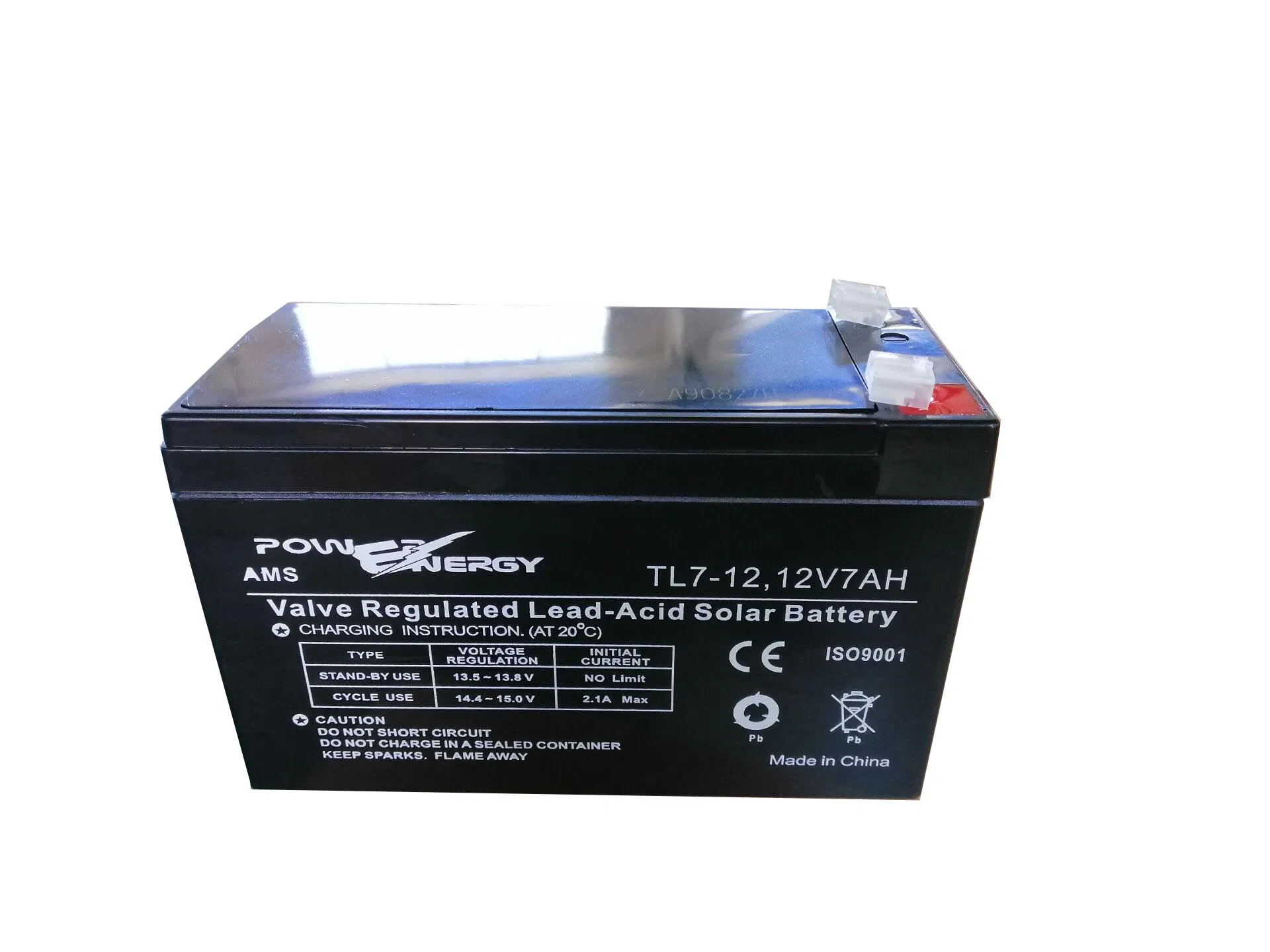 12V 7.0ah VRLA Battery Sealed Lead Acid Battery Motorcycle Battery Maintenance Free Battery UPS Battery Solar Battery Gel Battery AGM Battery