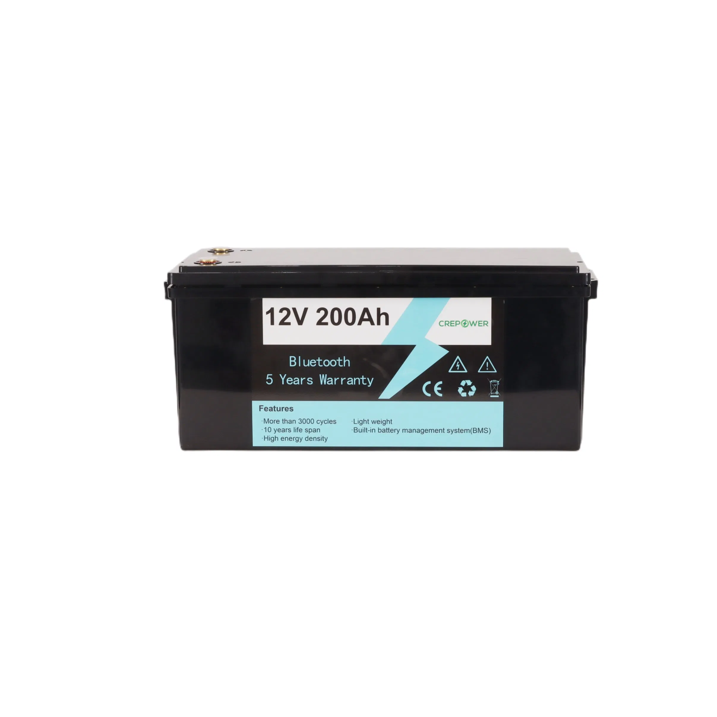 Long Cycle Life 12V 75ah 150ah 50ah Deep Cycle Solar Storage Lithium Battery