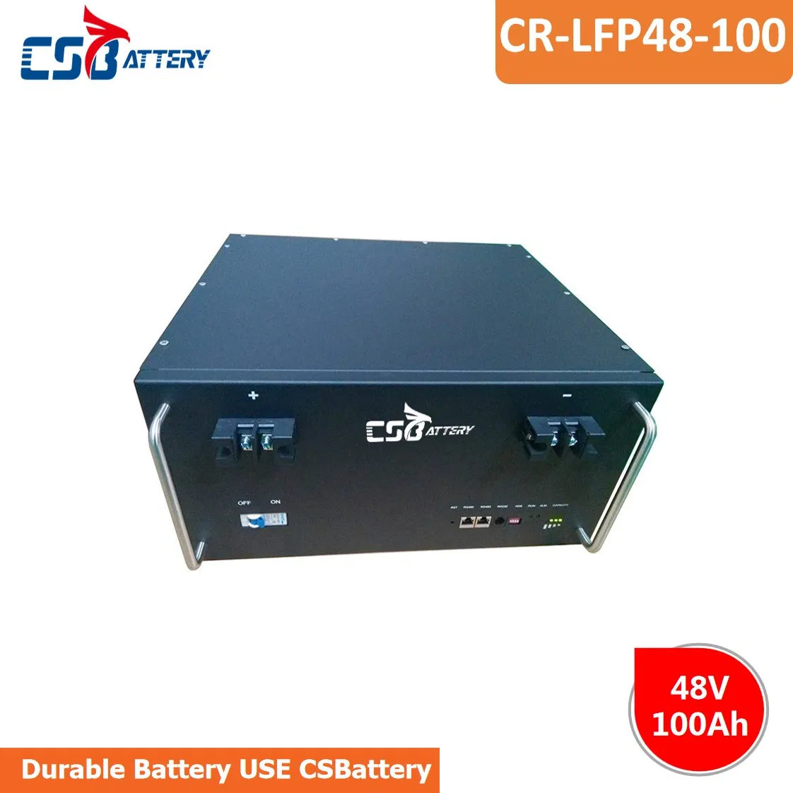 Csbattery 51.2V LiFePO4 Battery 100ah 200ah 300ah Lithium-Ion Storage/Hybrid/Solar/Energy/System Battery