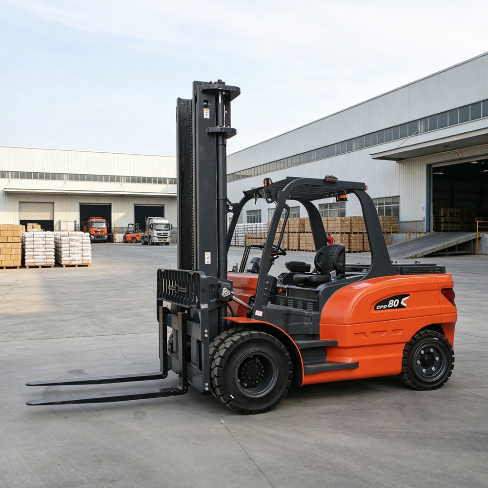 SKY 3 Ton 4 Ton Electric Forklift With Long Life Lithium Battery Pack