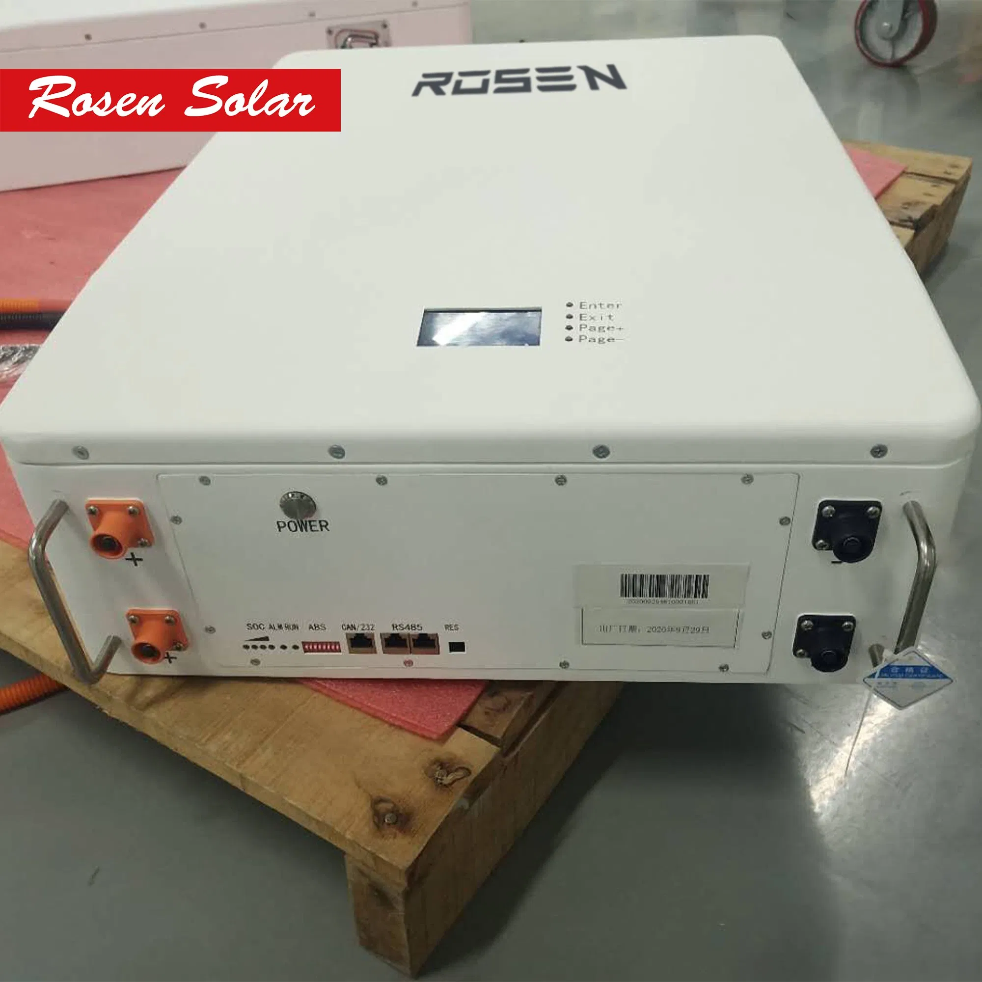 Rosen Power Wall LiFePO4 Batteries 10 Kwh 48V 200ah Lithium Ion Battery Hybrid Grid Home Solar Storage Battery