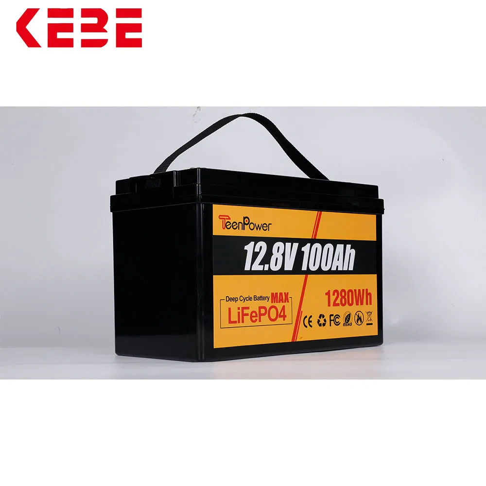 5years Warranty 8000 Cycle Long Life 12V/24V/48V 50ah/100ah/200ah/400ah LiFePO4 Lithium Ion Rechargeable Batteries for Solar/UPS/Telecom/Power Battery