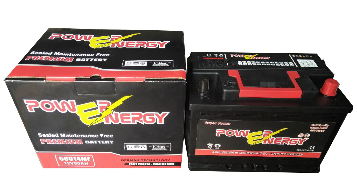 58014mf 12V80ah Maintenance Free Battery Lead Acid Battery Auto Battery Storage Battery Truck Battery VRLA Battery Solar Battery Car Battery