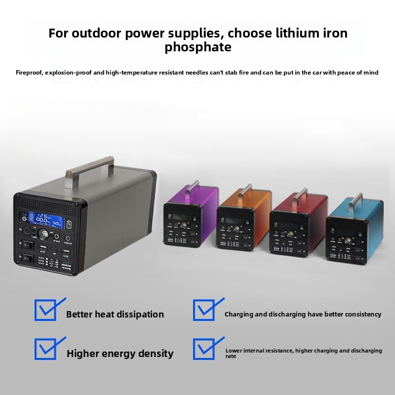 Factory Direct Sales 200w 400w LiFePO4 Portable Power Station OEM Outdoors Solar Generator Built-in BMS Flashlight For Camping