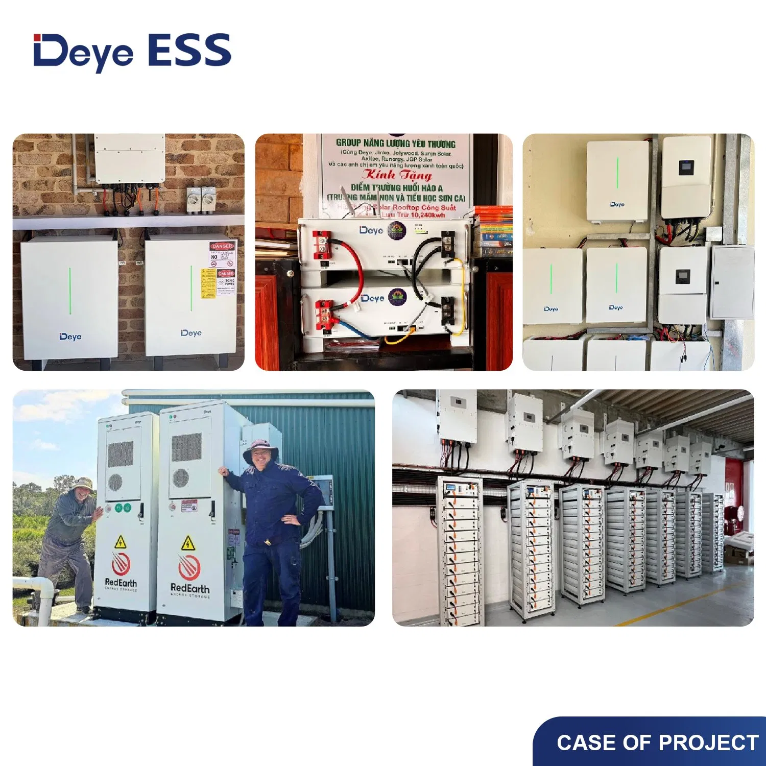 Deye Ess GB-SL PRO High-Voltage Floor-Mounted Hybrid Solar Energy Storage System Battery
