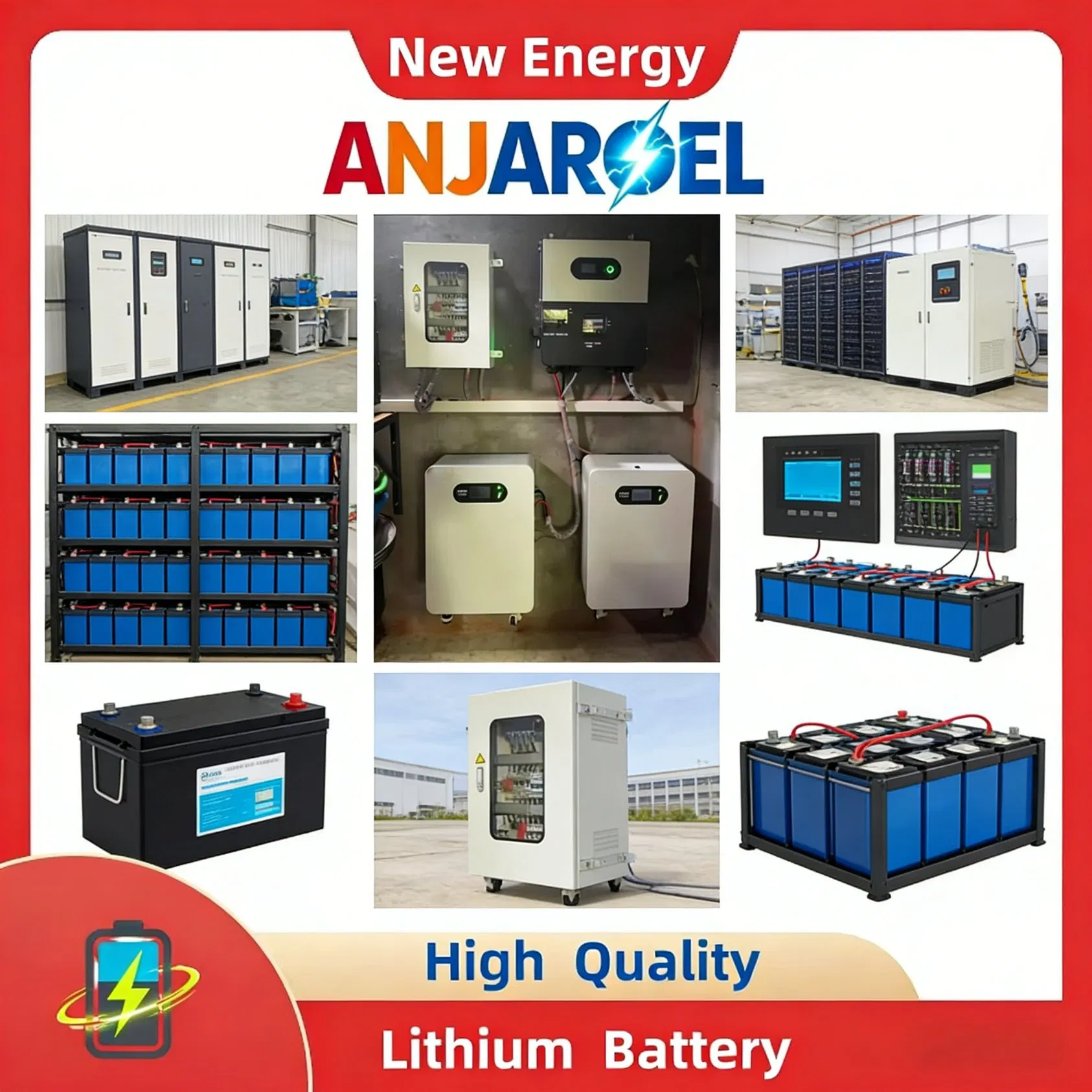 Energy Storage Battery 51.2V 300ah Commercial Solar Battery, LiFePO4 Storage for Retail &amp; Warehouse