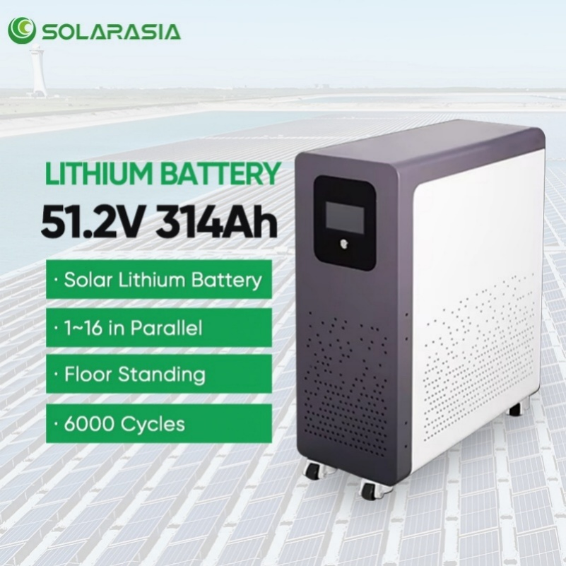 15kwh Lithium Ion Battery LiFePO4 Battery 51.2V 300ah Movable Parallel Solar Storage Battery Portable UPS Lithium Battery for Solar Energy Storage Systems