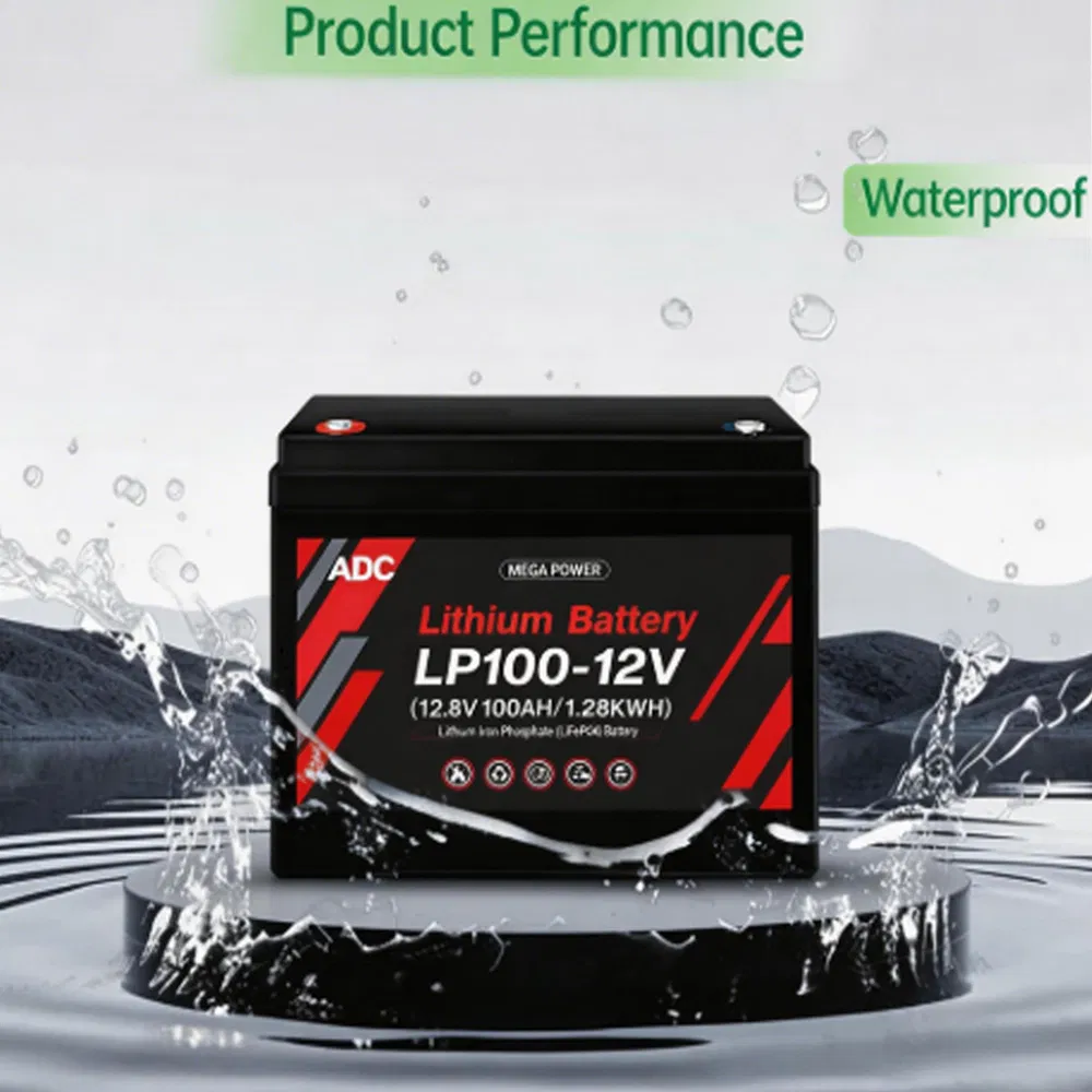 China Long Life Deep Cycle 12V LiFePO4 Battery Solar UPS Power Storage Power Supply
