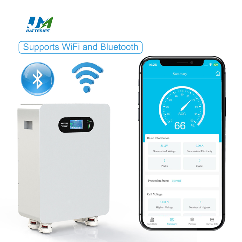 OEM Fast Delivery 15kwh Home Solar Energy System 51.2V 300ah Moveable LiFePO4 Lithium Battery Pack Energy Storage Battery