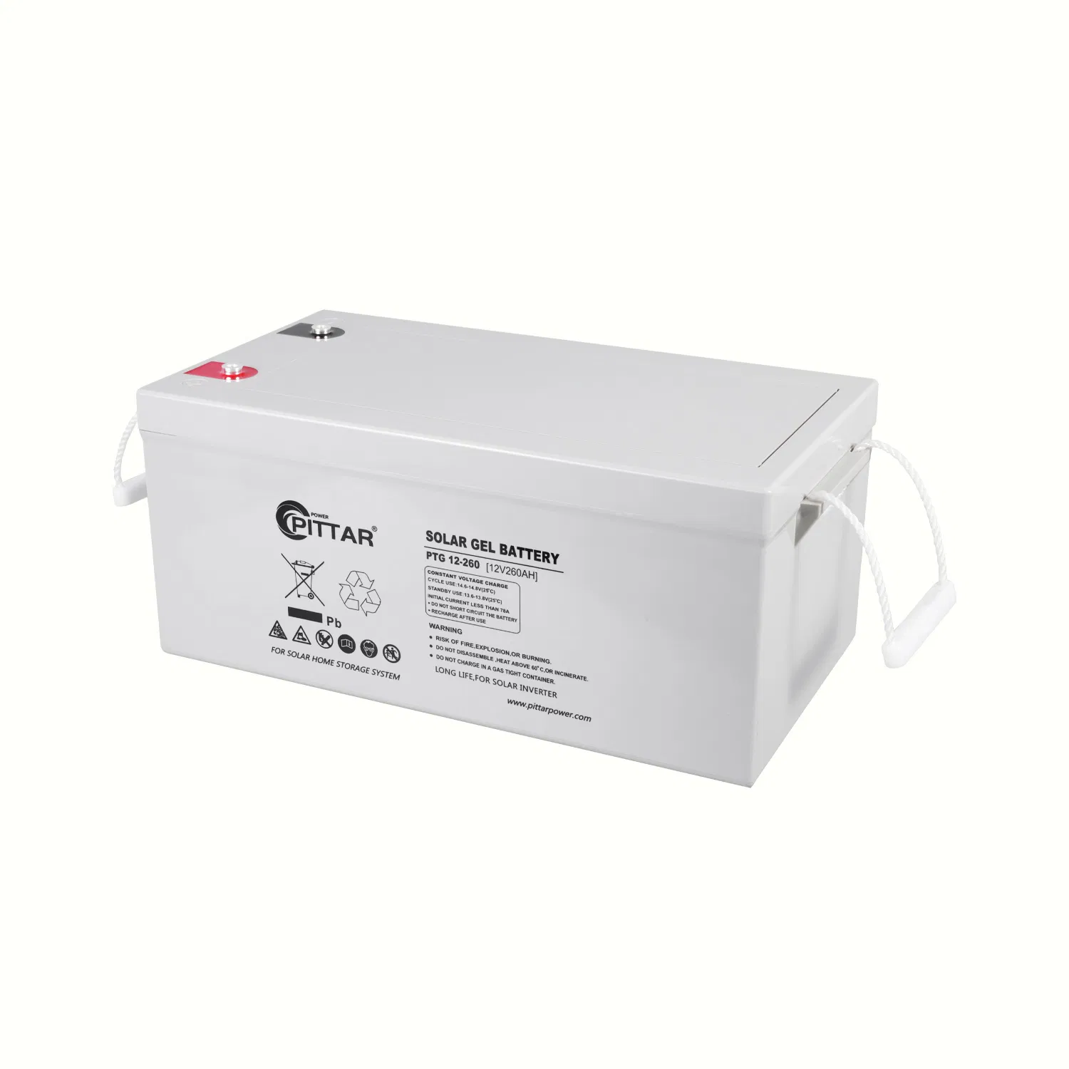 Ritar 12V 260ah Long Life Deep Cycle Solar AGM Battery for Solar Inverter