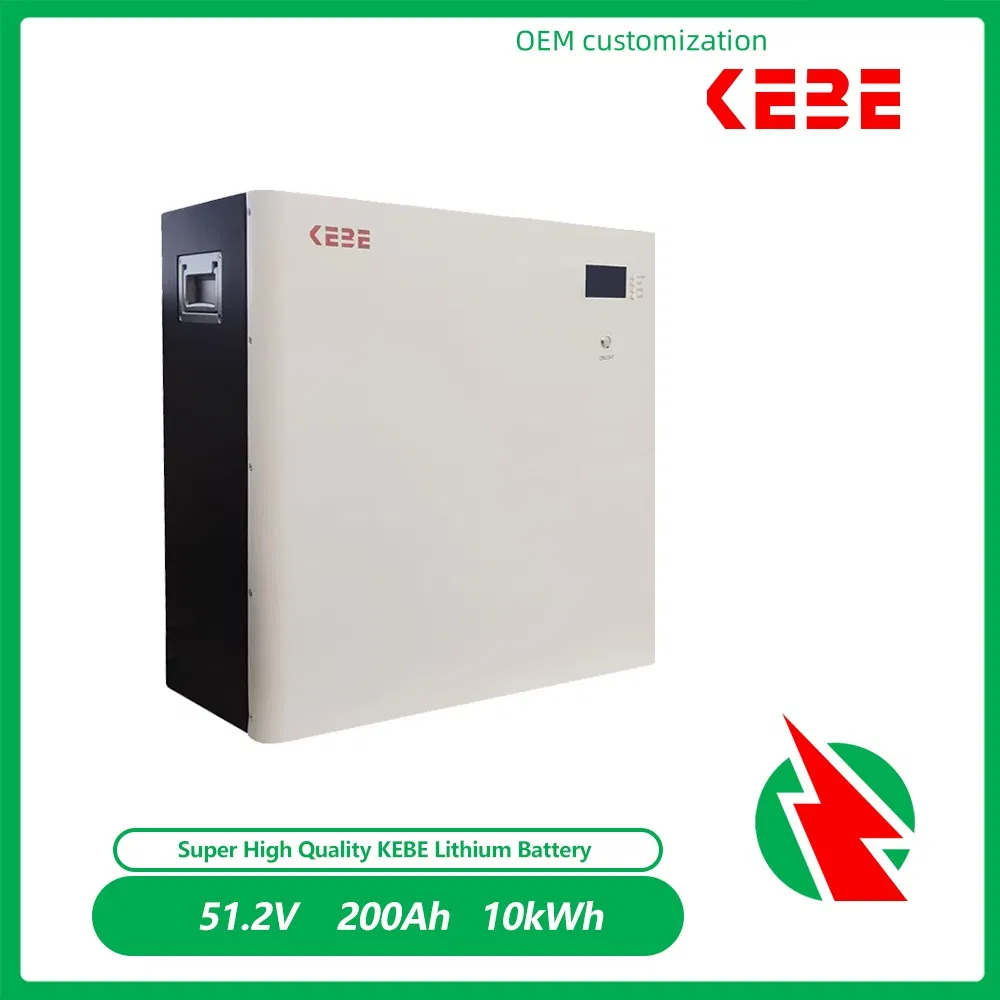 Kebe 51.2V200ah 10kwh Residential Energy Storage Lithium Battery Wall-Mounted V10 Cell Solar Battery Power Battery