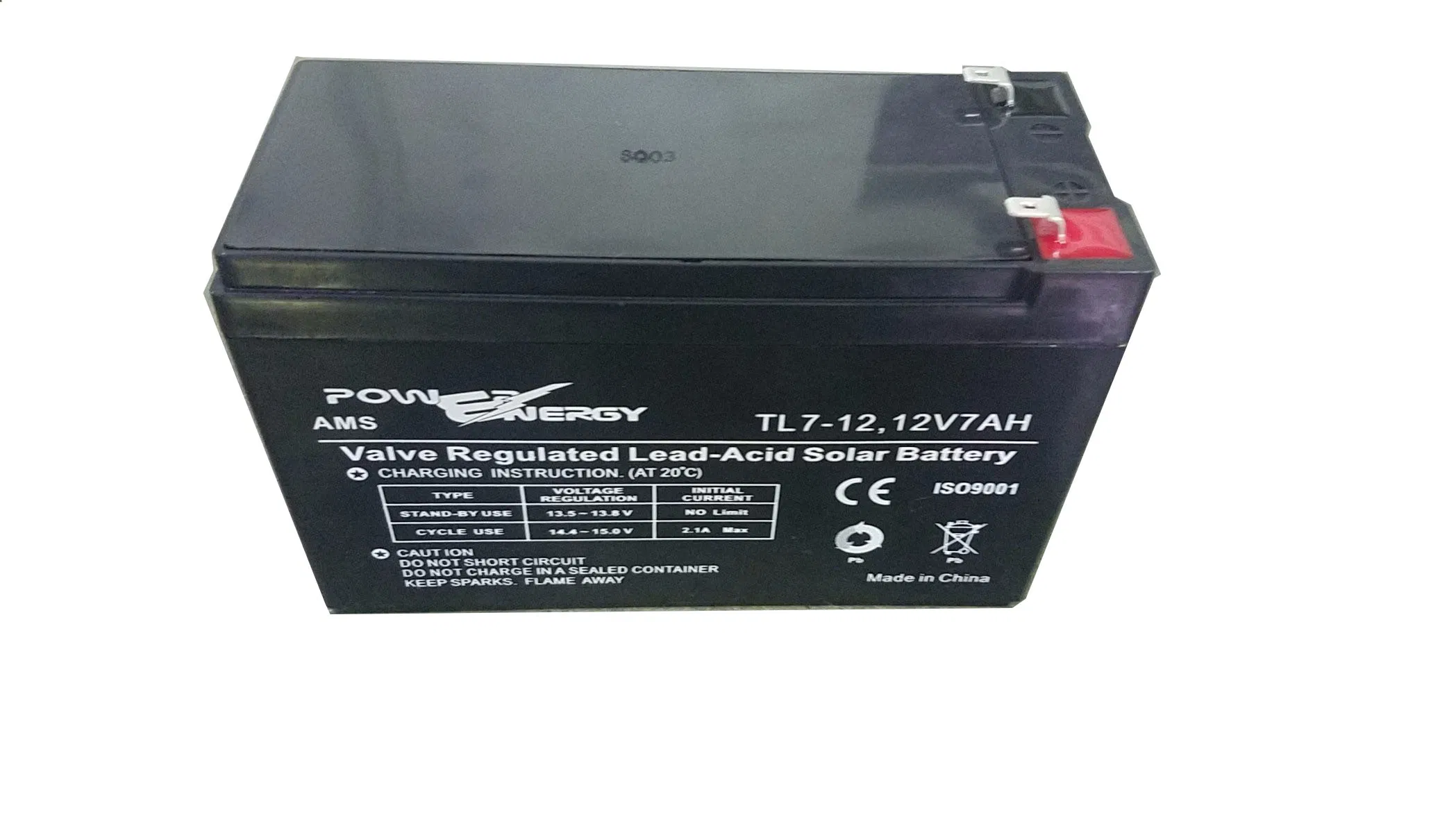 12V 7.0ah VRLA Battery Sealed Lead Acid Battery Motorcycle Battery Maintenance Free Battery UPS Battery Solar Battery Gel Battery AGM Battery