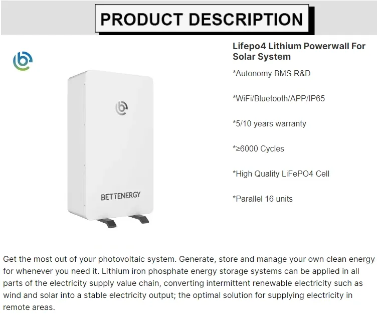 Solar System Battery