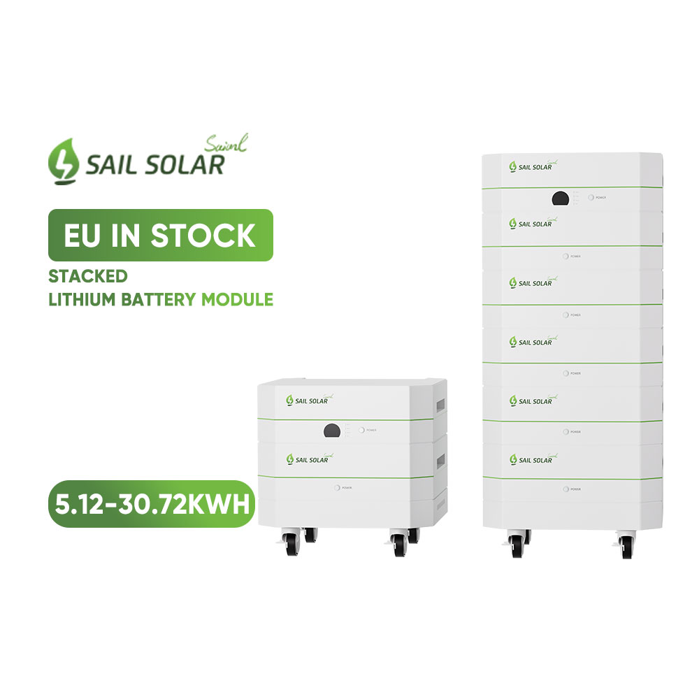 Sail Solar 51.2v 10kwh 15kwh 20kwh Stackable Lithium Battery 10.24kwh 15.36kwh 20.48kwh Solar Battery for Home Use