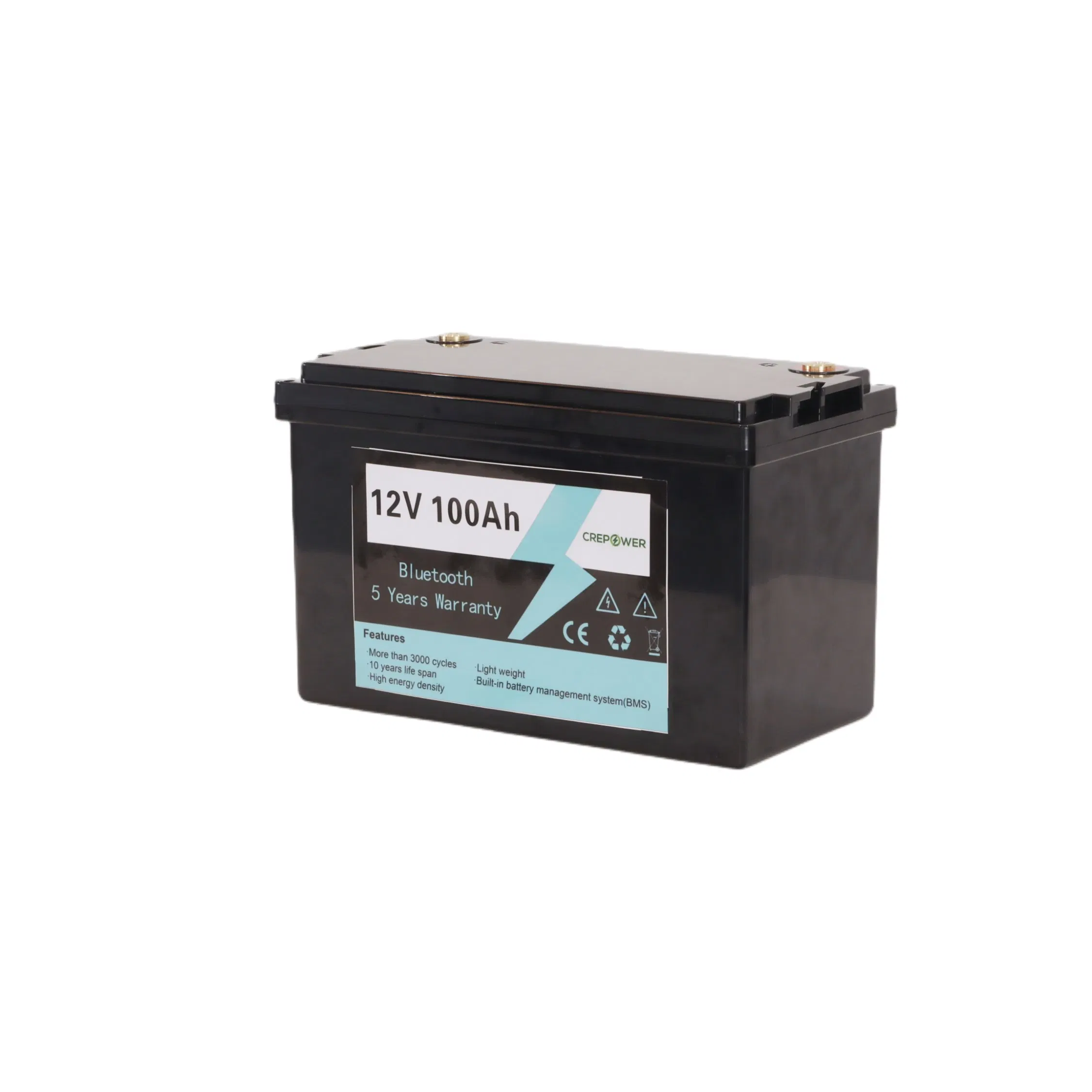 Long Cycle Life 12V 75ah 150ah 50ah Deep Cycle Solar Storage Lithium Battery