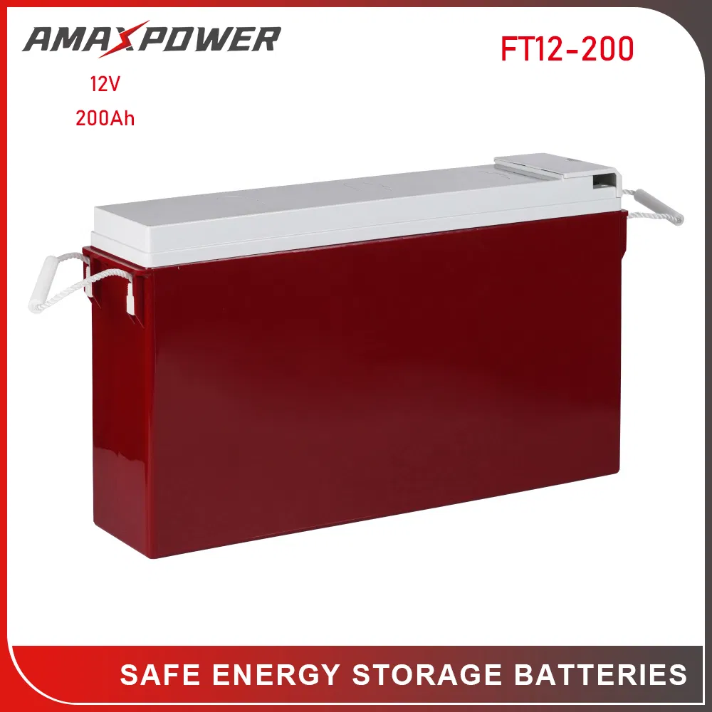 12V 200ah Gel Lead Acid Front Terminal Solar Storage Bateria/Front Access AGM Battery for Electric-Forklift-Truck/Engine/Telecom-Control-Equipment Vs Northstar