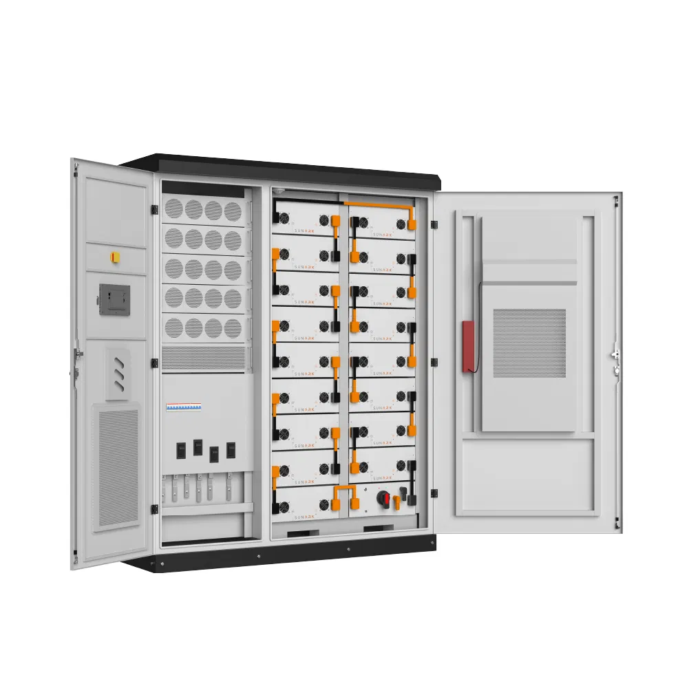 Sunark EU Warehouse Ess Outdoor Solar Battery 50kwh 70kwh 90kwh Commercial Energy Storage System Cabinet Battery