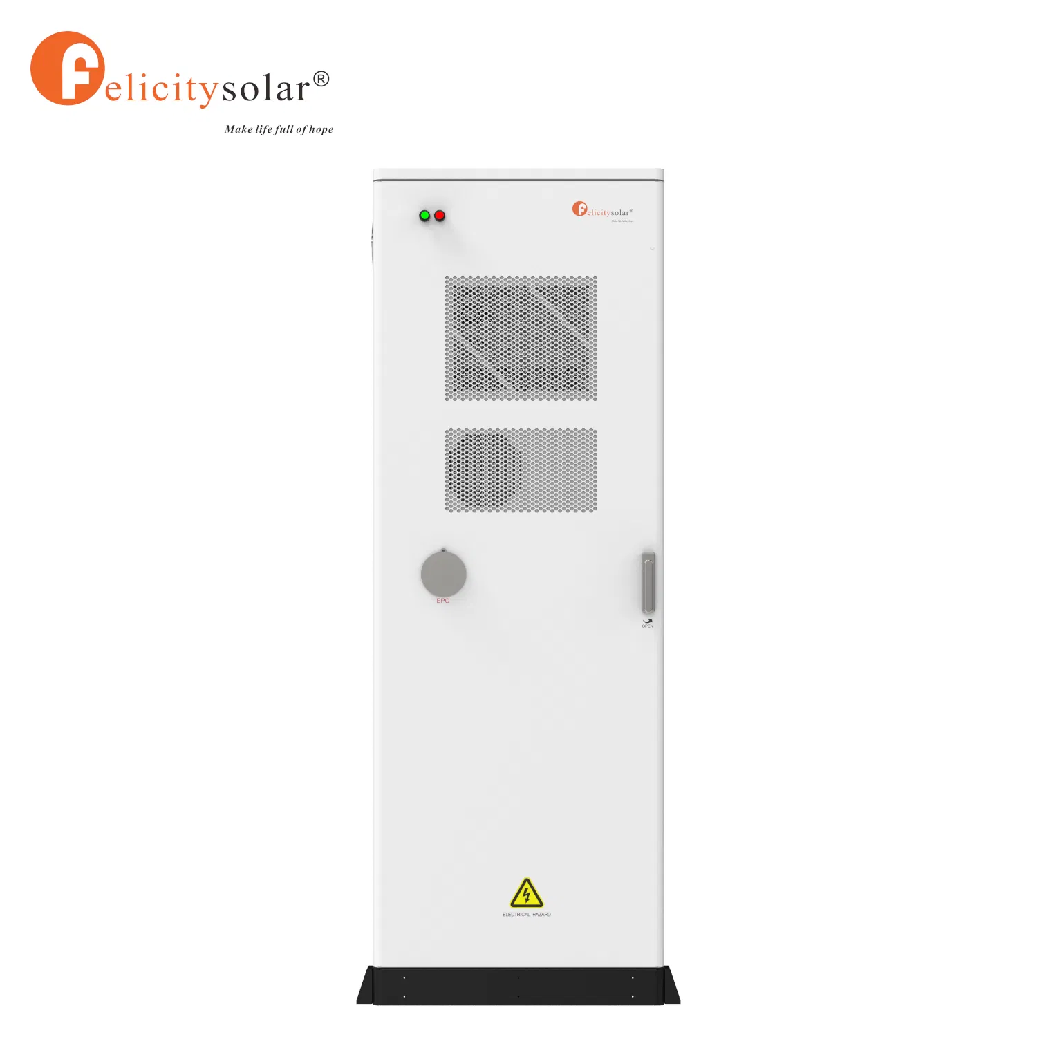 Felicitysolar 50kw Multi-Port Hybrid Inverter &amp; High-Voltage LFP Battery Commercial Industrial Solar Storage System