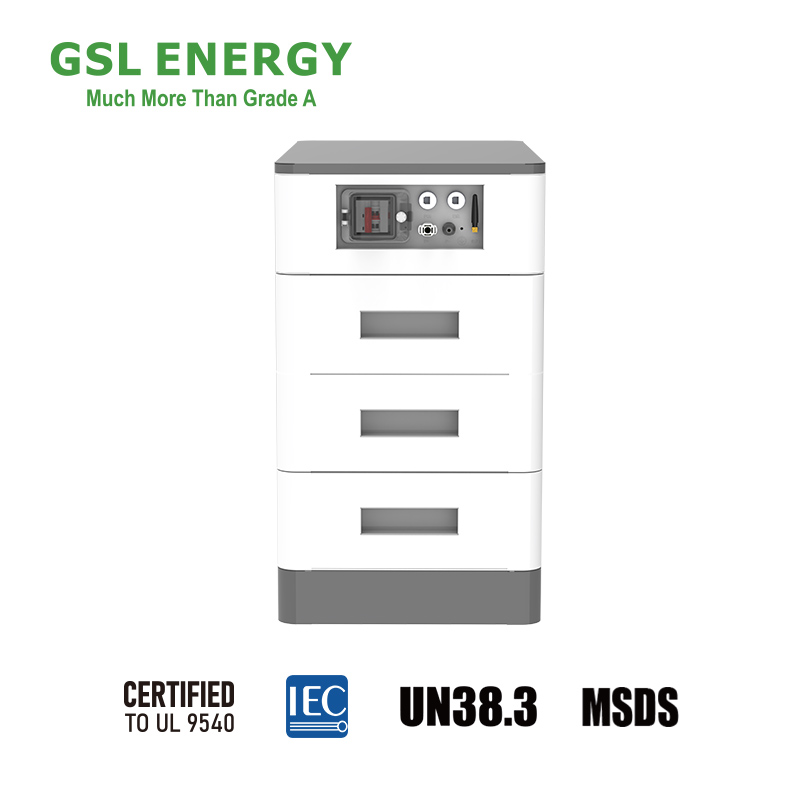 GSL ENERGY High Voltage 20kwh Lifepo4 Lithium Battery 11kw 15kwh 19kwh 23kwh 26kwh 30kwh Solar Energy System Stackable Battery