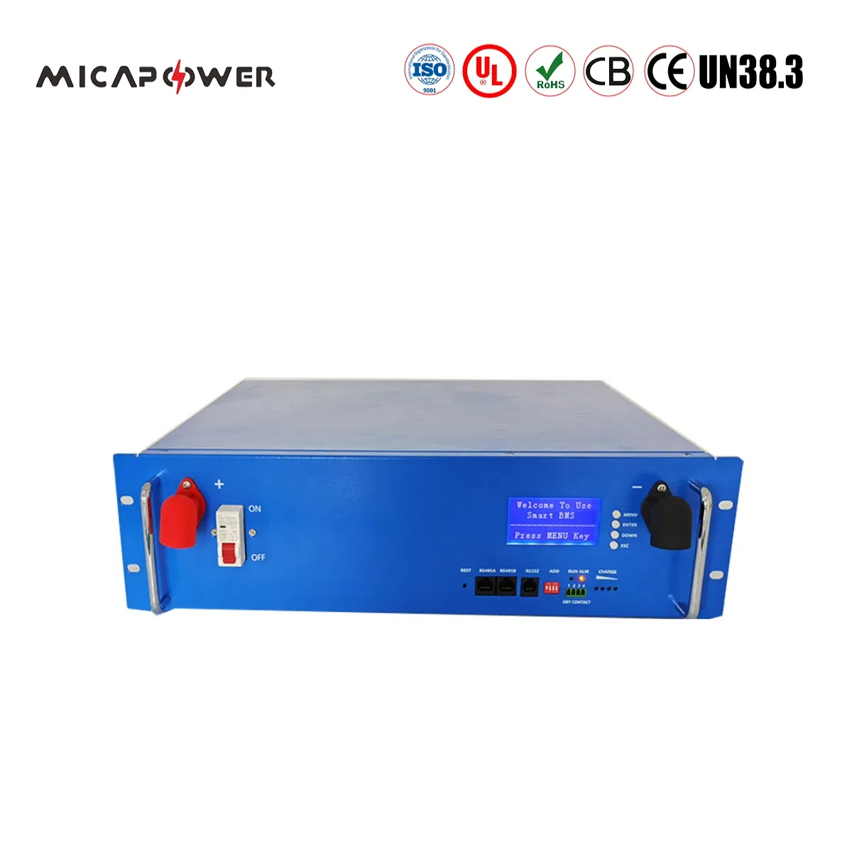 Customized 48V 100ah 5u LiFePO4 Battery Solar Battery for Ess PV Hybrid Inverter Solar Energy Storage System 5kwh 10kwh 51.2V Lithium Battery