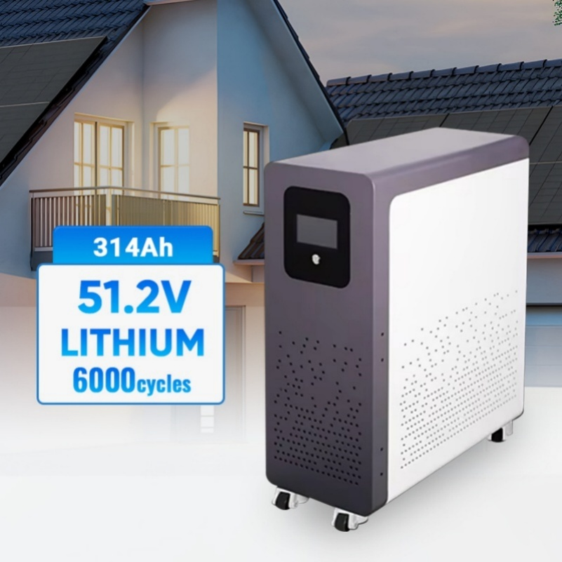 15kwh Lithium Ion Battery LiFePO4 Battery 51.2V 300ah Movable Parallel Solar Storage Battery Portable UPS Lithium Battery for Solar Energy Storage Systems