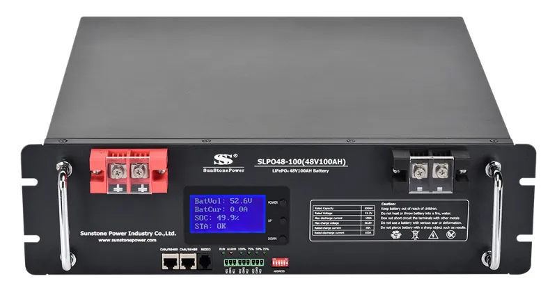 48V 100Ah Battery Front View