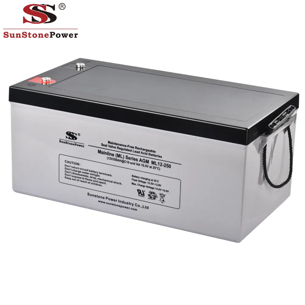 Sunstone Best 12V250ah Lead Acid Battery for UPS Backup and Solar Storage