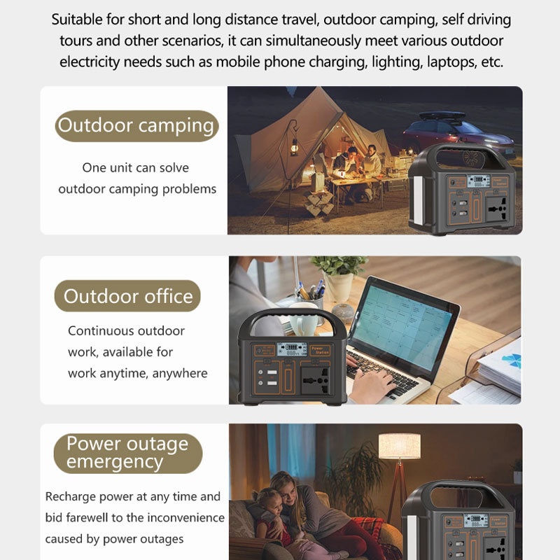 Factory Price 100w 150W Built-in BMS Lifepo4 Solar Power Station For Phones Computers RV Camping Solar Energy Charging CE FCC