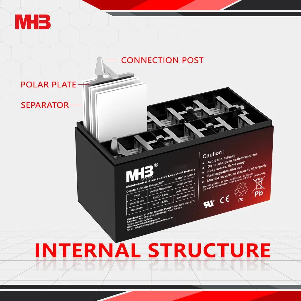 Mhb 12V 18ah Sealed Rechargeable UPS Solar Lead Acid Battery