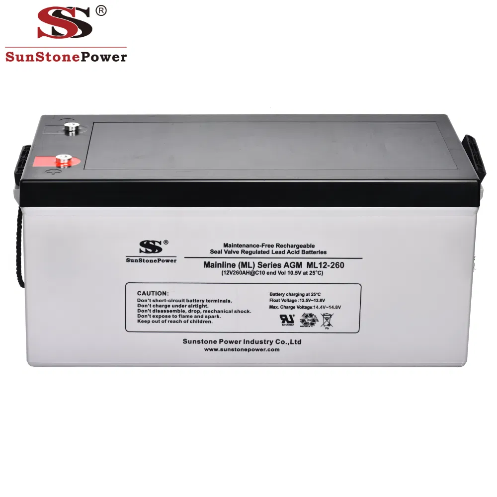 Sunstone Best 12V250ah Lead Acid Battery for UPS Backup and Solar Storage