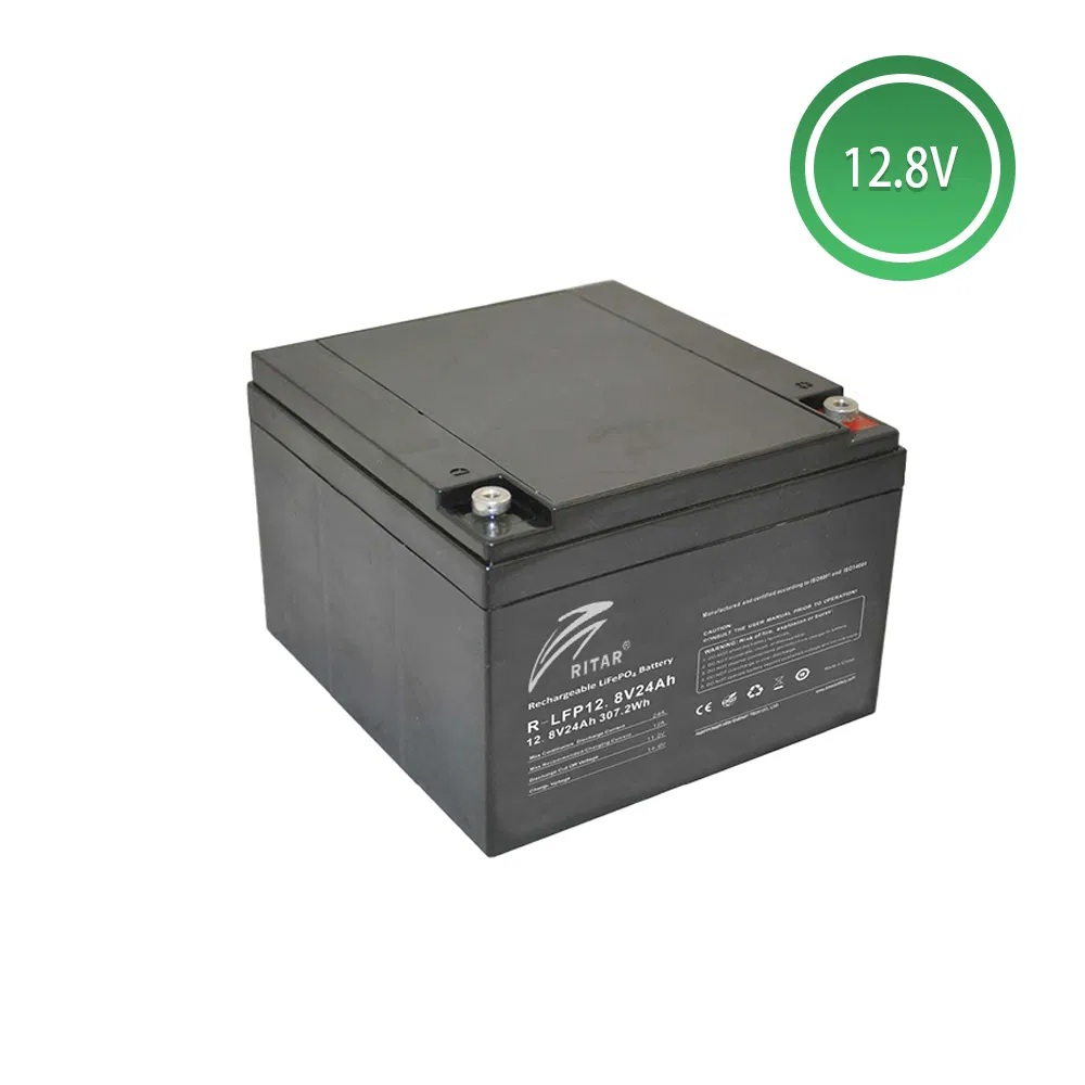 12V/12.8V Ritar UPS Security System Lithium LiFePO4 High-Rate Solar Power Battery for Residential/Commercial Energy Station