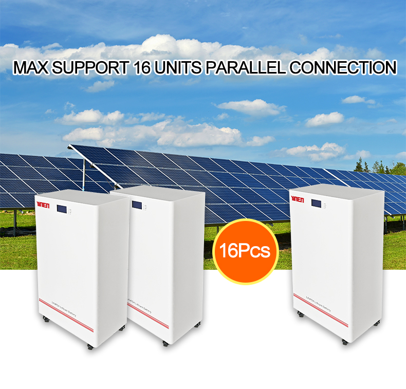51.2V Lifepo4 Lithium Phosphate Storage Solar Battery with 314Ah 280Ah Capacity Can Communication Port