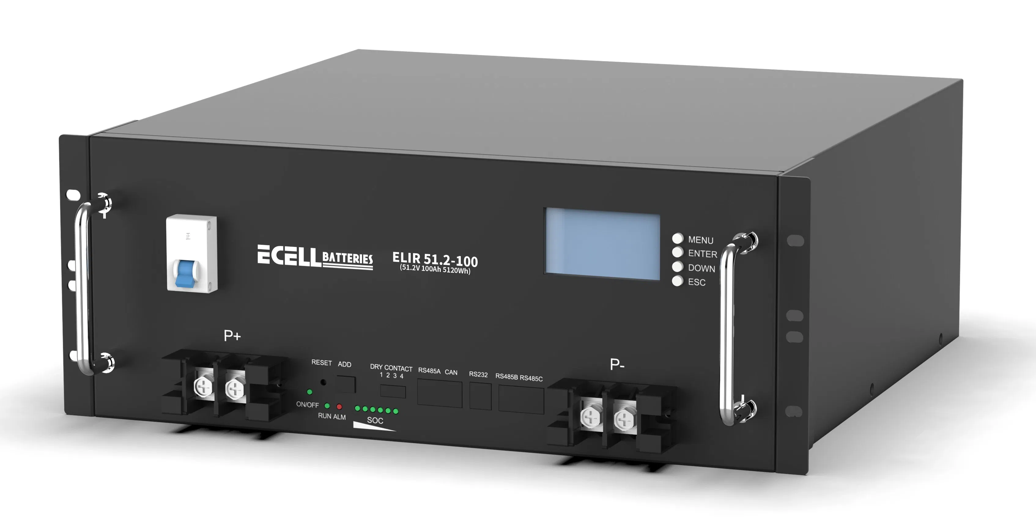 Manufacturer Ecell Batteries 51.2V 48V 24V 12V 18ah 5ah 7ah 7.5ah 8ah 9ah 12ah 17A 75ah 100ah150ah 200ah 250ah Lithium LiFePO4 Solar AGM UPS Battery for Telecom