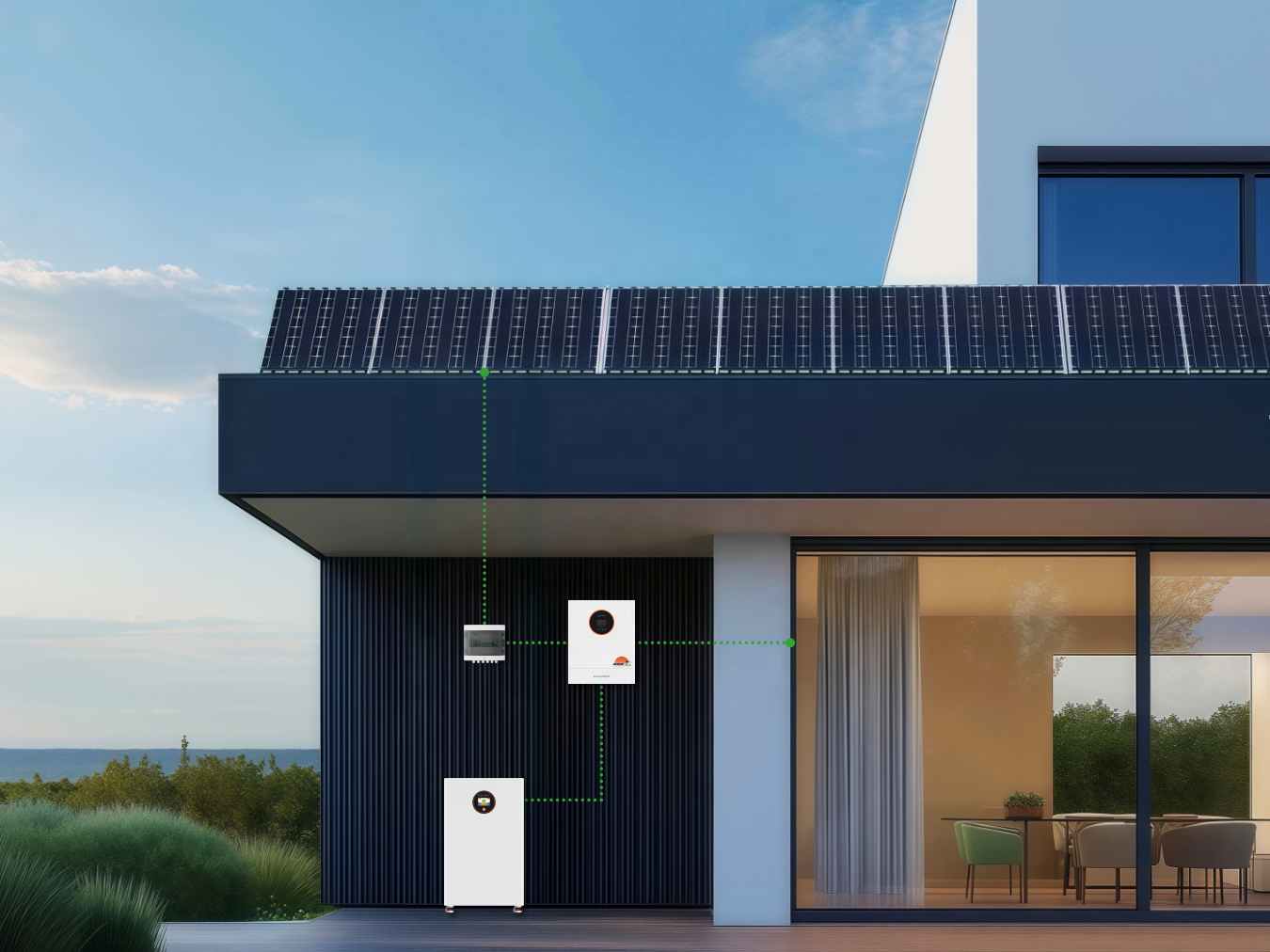Solar Panels With Battery And Inverter Complete Solar Power Packages 10kW To 30kW Energy Storage System For Home