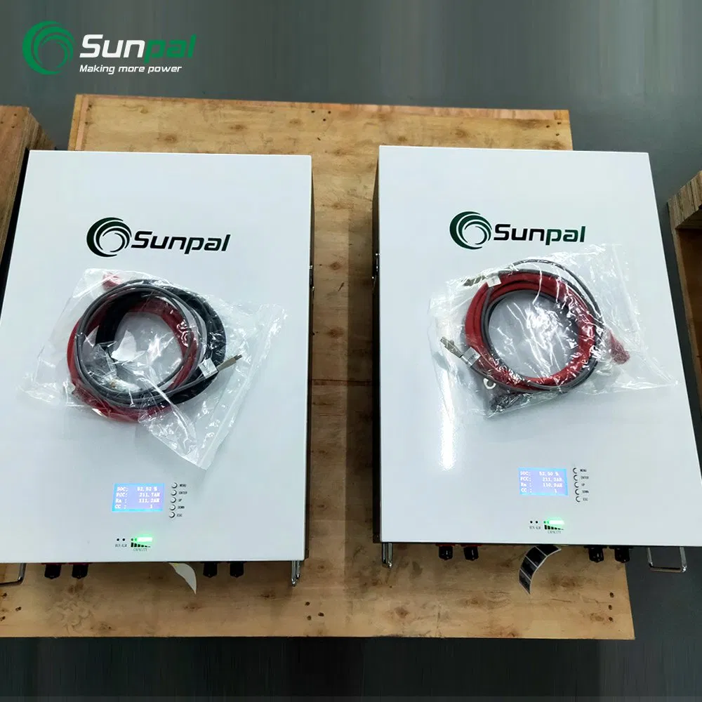Sunpal Wall Mounted Solar Power Battery Storage 5Kwh 10Kwh 48 Volt 100 Ah 150 Ah 200 Ah Lithium Ion Solar Lifepo4 Battery