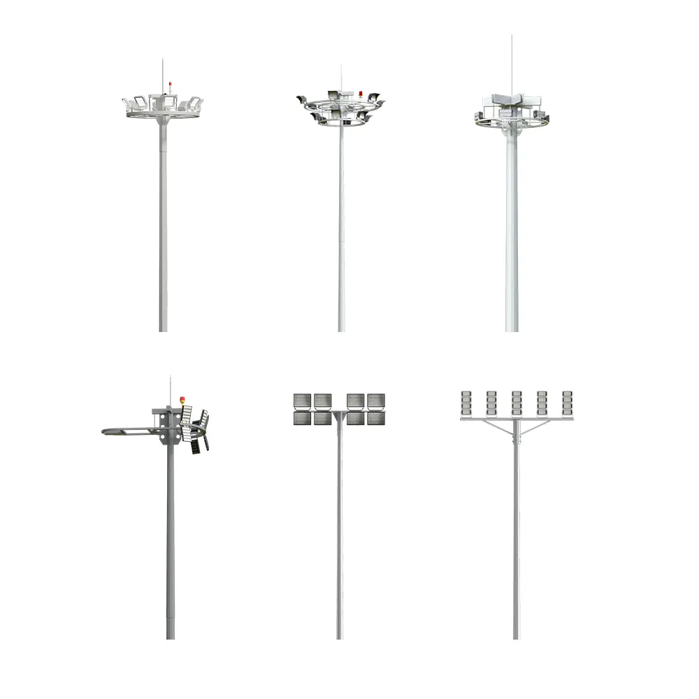 Airport and seaport high mast light tower