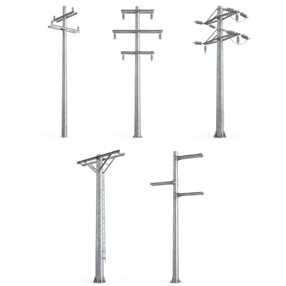 High-Quality URBAN-GRID Series Urban Low Voltage Steel Power Distribution Poles Suppliers, Factories
