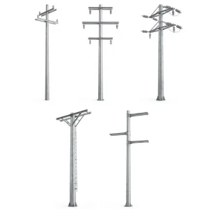 URBAN-GRID Series Steel Power Distribution Poles