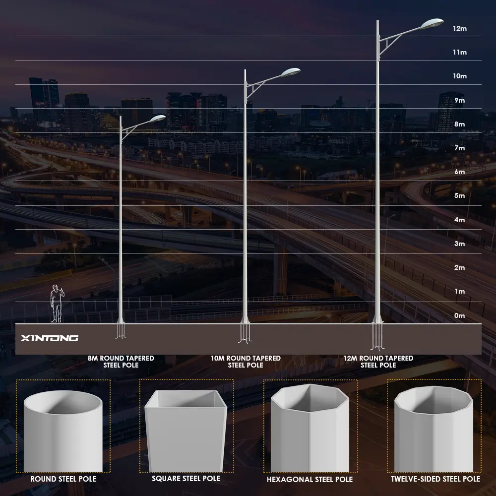 Custom XINTONG High Strength Light Pole Series: Engineered for Extreme Conditions & Heavy Loads Manufacturers, Factories