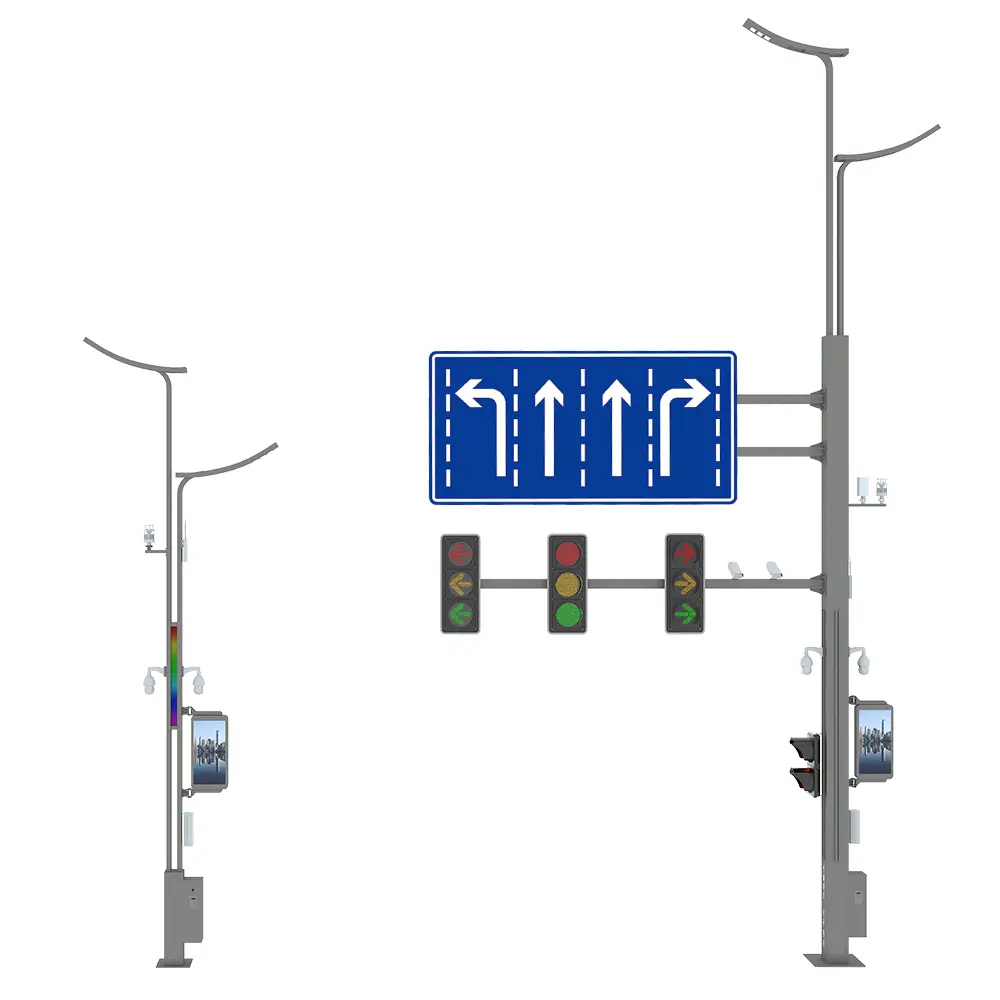 XINTONG Multifunctional Light Poles Integrated Design, Octagonal, Conical & Square Poles For Smart City Engineering